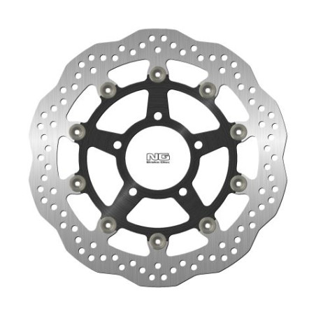 NG stabdžių diskas priekis TRIUMPH DAYTONA / SPEED FOUR / TT '00-06 (310X78X5mm) (5X10,5mm) WAVE plaukiojantis (ALUMINUM CENTER)