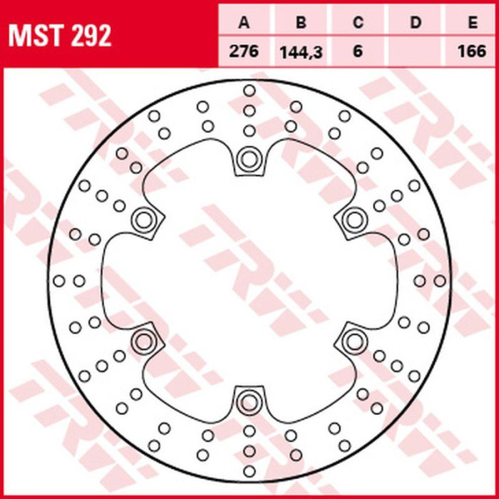 TRW LUCAS ZF brake disc front YAMAHA FJS 400 SILVERWING '09-'16, FJS 600 SILVERWING '03-'16, rear HONDA NT 700V DEAUVILL