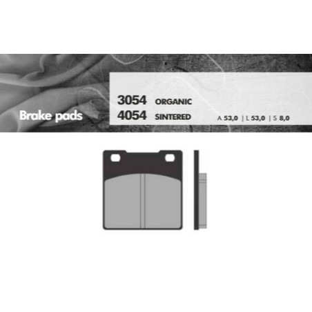 BRENTA Brake linings of the type KH161 (BR4054)