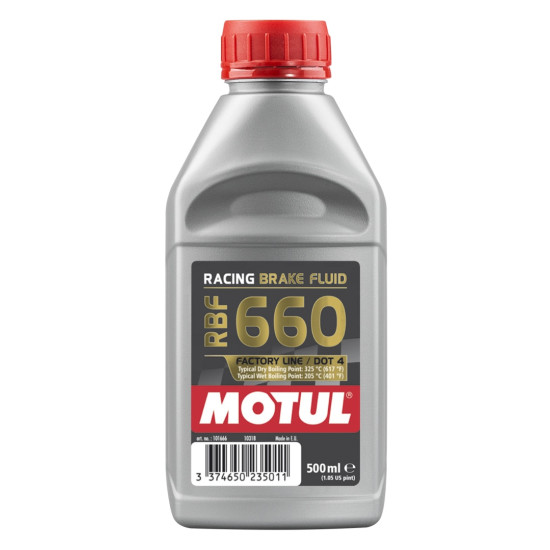 MOTUL brake fluid RACING RBF 660 FACTORY LINE 0.5L (synthetic)