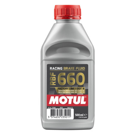 MOTUL brake fluid RACING RBF 660 FACTORY LINE 0.5L (synthetic)