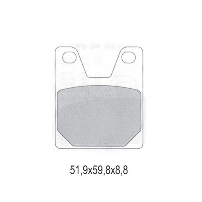 GALFER brake pads KH267 SEMI-METALLIC