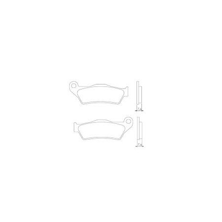 BRENTA brake pads KH181 Metalic sinter (gold color) BREMBO front KTM (FT 4027)