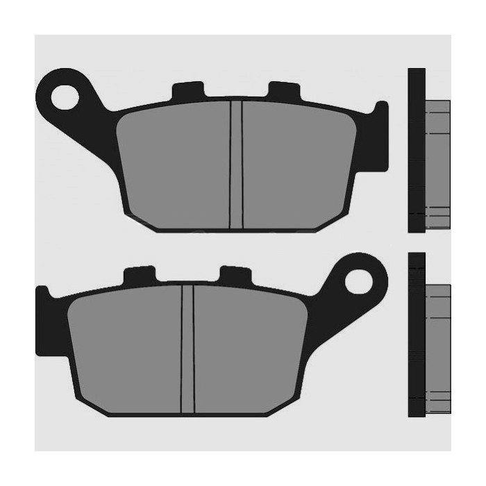 BRENTA brake pads KH140 Metalic sinter (gold color) rear (HONDA, KAWASAKI, TRIUMPH, YAMAHA XJ6, XSR70) (FT 4073)