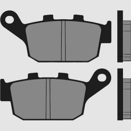 BRENTA brake pads KH140 Metalic sinter (gold color) rear (HONDA, KAWASAKI, TRIUMPH, YAMAHA XJ6, XSR70) (FT 4073)