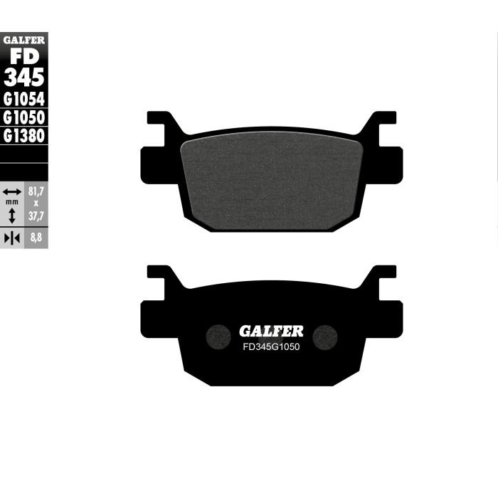 GALFER brake pads KH415 SEMI-METALLIC
