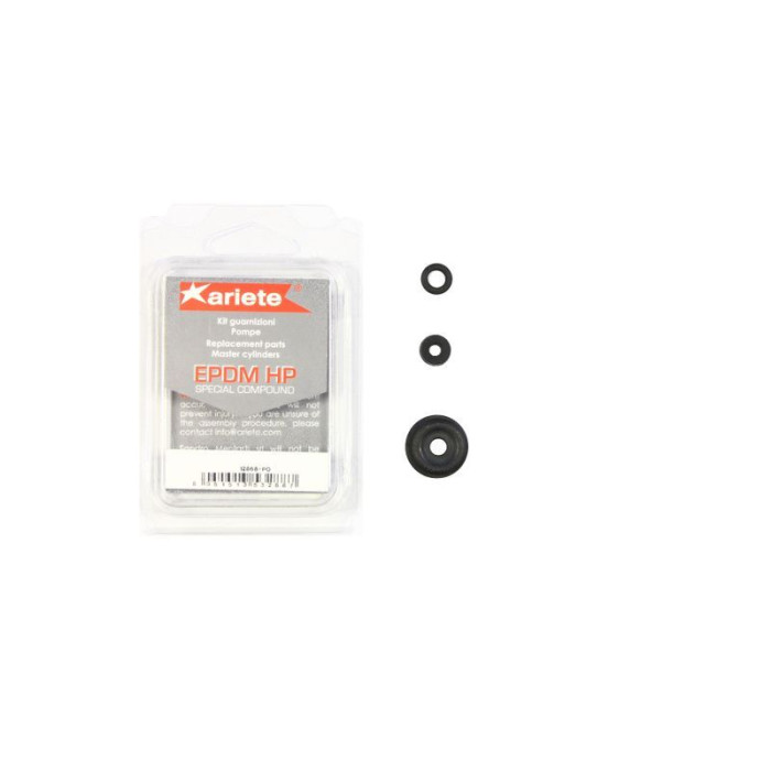 ARIETE stabdžių cilindro (pompos) remontinis kompklektas APRILIA LEONARDO 250 99-04, 300 02-04 SPORT CITY 125 / 250 06-08 (stūmo