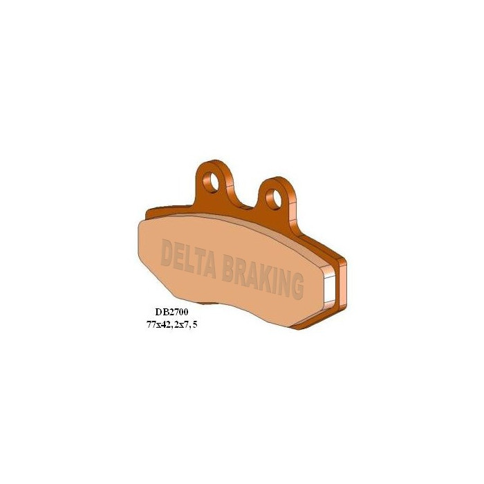 DELTA BRAKING brake pads KH167 - replaced DB2700MX-D and DB2700QD-D