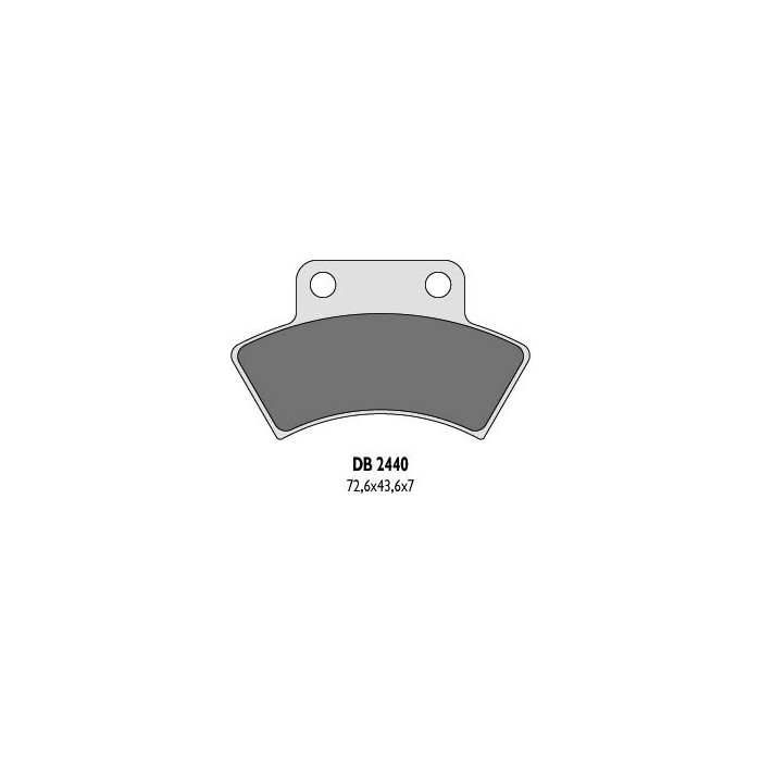 DELTA BRAKING brake pads KH232 QUADZILLA, POLARIS rear