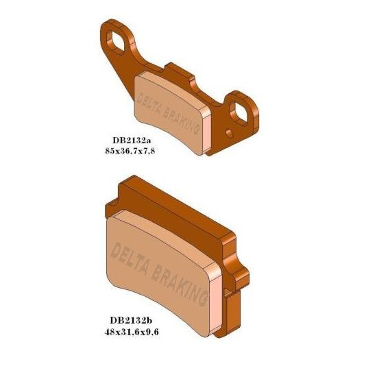 DELTA BRAKING brake pads KH416