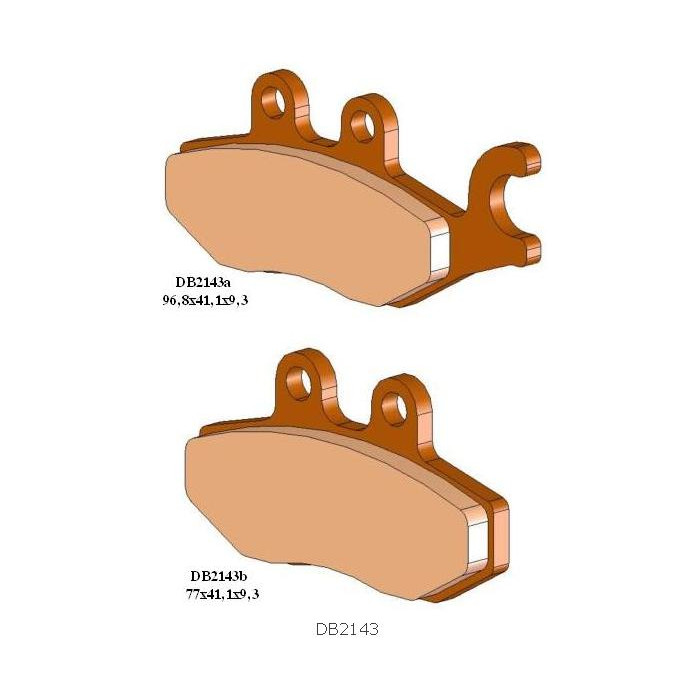 DELTA BRAKING brake pads KH418