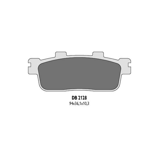 DELTA BRAKING brake pads KH427 for scooters DAELIM, KYMCO, SYM, TGB rear
