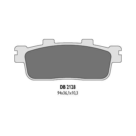DELTA BRAKING brake pads KH427 for scooters DAELIM, KYMCO, SYM, TGB rear