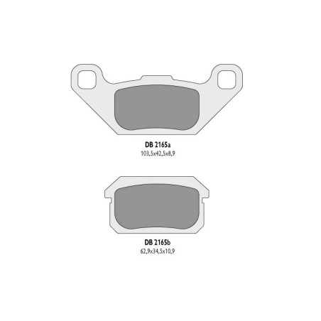 DELTA BRAKING brake pads KH431 ATV ADLY + QUADZILLA