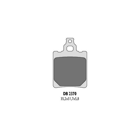 DELTA BRAKING brake pads KH60 KH337 KTM SX60 / 65`00-03 - replaced DB2370MX-D and DB2370QD-D