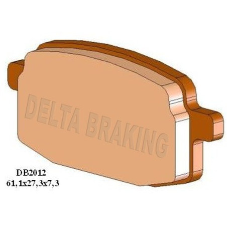 DELTA BRAKING brake pads front KH169 ADLY SILVER / FOX 50 '01-'05, PEUGEOT CLIC 50 '08-'11, YAMAHA YA 100 GRAND AXIS '