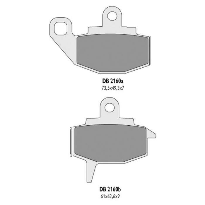 DELTA BRAKING brake pads KH130