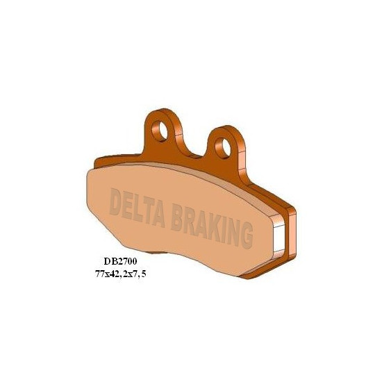 DELTA BRAKING brake pads KH167 - replaced DB2700MX-D and DB2700QD-D