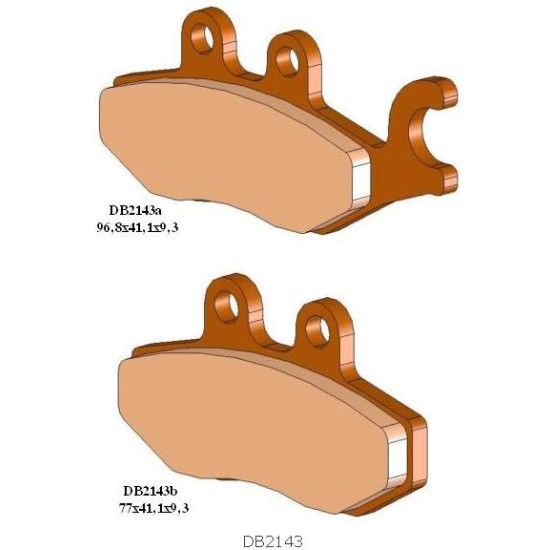 DELTA BRAKING brake pads KH418