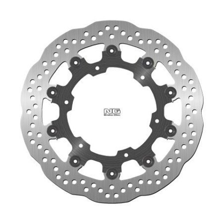NG stabdžių diskas priekis YAMAHA XV1600 WILD STAR '99-04, XVZ1300 '99-01 (298X132X5mm) (6X10,5mm) WAVE plaukiojantis
