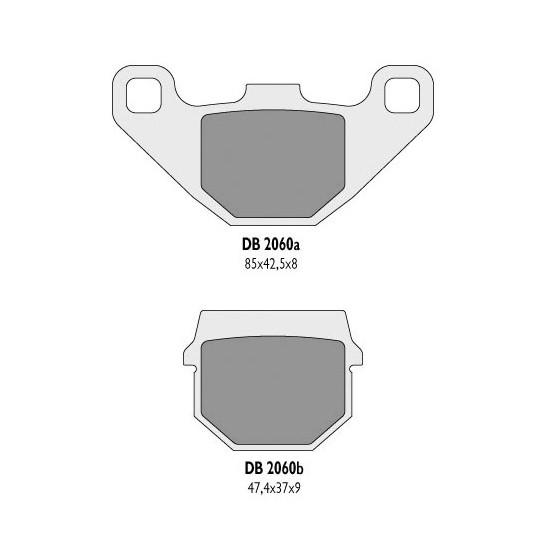 DELTA BRAKING KH83 brake pads (DB2060OR-N)