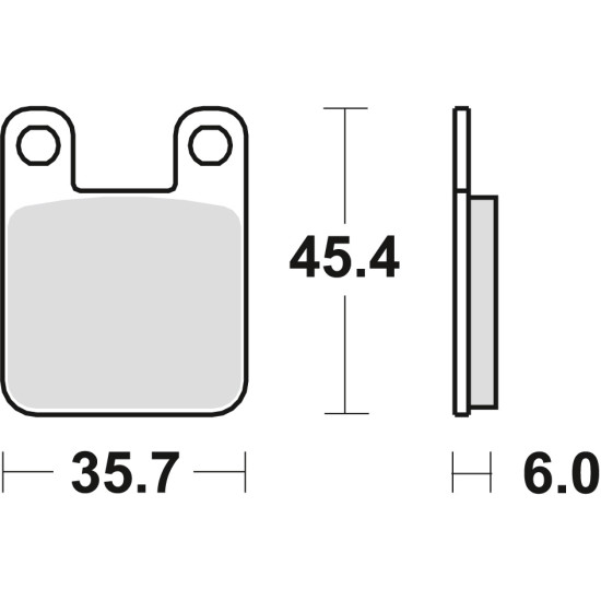 TRW LUCAS brake pads KH115 ORGANIC KTM SX 60 / 65 98-01, SUZUKI AY 50 97-06, YAMAHA TZR 50 '03-, front / rear