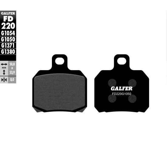 GALFER brake pads KH266 (for scooters) YAMAHA / MBK