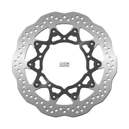 NG stabdžių diskas priekis YAMAHA YZF R6 05-16, YZF R1 07-11, XTZ 1200 11-17, FZ 8 10-15 (310X132X5) WAVE plaukiojantis