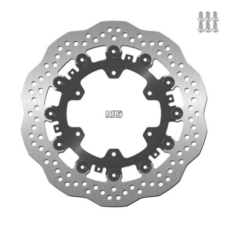 NG stabdžių diskas priekis BMW K1100LT / RS '89-00, R1100GS / R '93-94, R1100R / RT / RS '92-01 (305x118x5mm) (6X9,0mm) WAVE pla