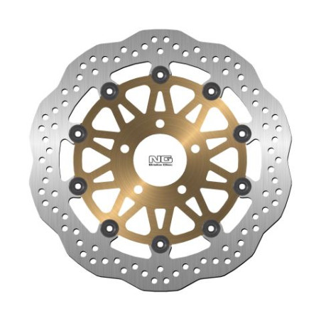 NG stabdžių diskas priekis SUZUKI GSF 1200 '95-05, GSX 1200 '98-03, RF 900 '94-97 (310X64X5mm) (5X10,5mm) WAVE plaukiojantis
