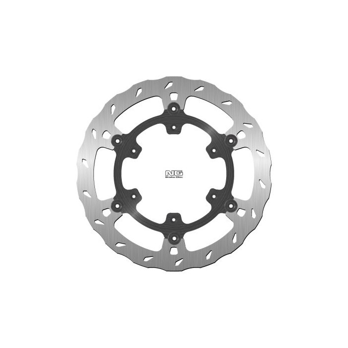 NG brake disc front AJP PR7 ADVENTURE 650 '16-'20 (300X124,3X5mm) floating (6X6,5mm) WAVE