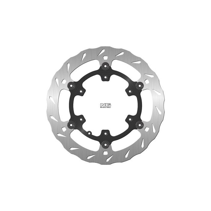 NG brake disc front AJP PR7 ADVENTURE 650 '16-'20 caliper BREMBO (300X124,3X5mm) floating (6X6,5mm) WAVE