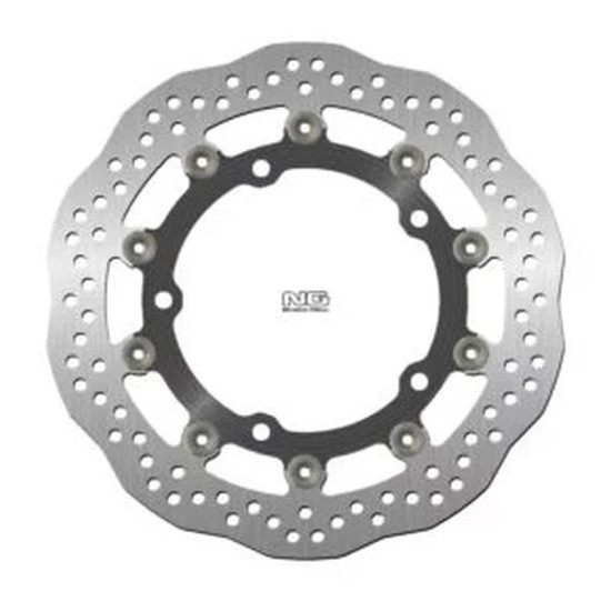NG brake disc front KAWASAKI Z 650 17-22, Z 900 16-20 (300X142.2X5.0mm) (5X10.5mm) floating (ALUMINUM CENTER) - set