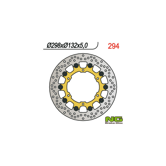 NG brake disc front YAMAHA YZF R6 99-02, YZF R1 98-03, FZS 1000 01-05, FJR 01, XJR 1300 03-17, XVZ 1300, XV 1600 / 1700 /