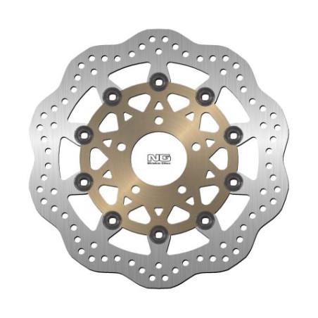 NG brake disc front SUZUKI GSF600 '95-04, GSXF600 / 750 '89-03 (290X64X4,5mm) (5X10,5mm) WAVE floating
