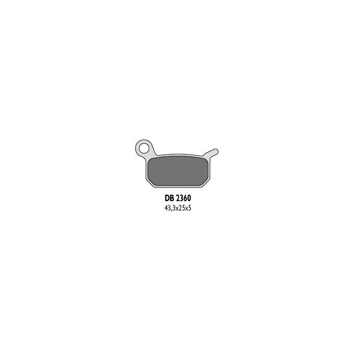 DELTA BRAKING brake pads KH325 KTM 50 / 60 rear - replaced DB2360MX-D I DB2360QD-D