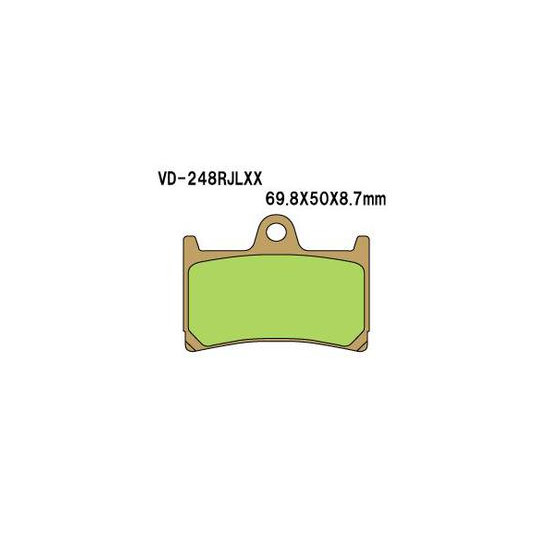 VESRAH brake pads KH252 / KH380 - replaced VD-248 (MADE IN JAPAN)