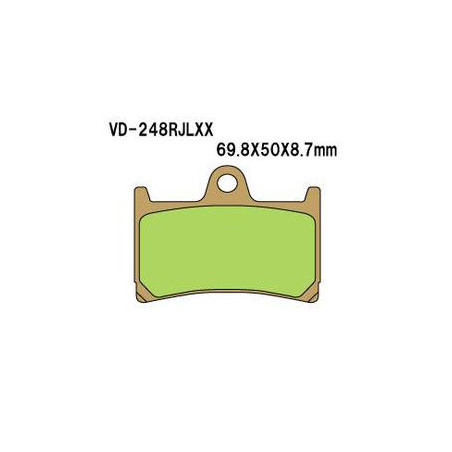 VESRAH stabdžių kaladėlės KH252 / KH380 - pakeistas VD-248 (MADE IN JAPAN)
