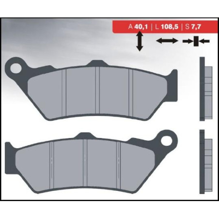 BRENTA brake pads KH209 (FT 3090)
