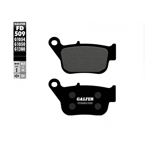 GALFER brake pads KH678 YAMAHA X-MAX 250 '14- semi-metal rear