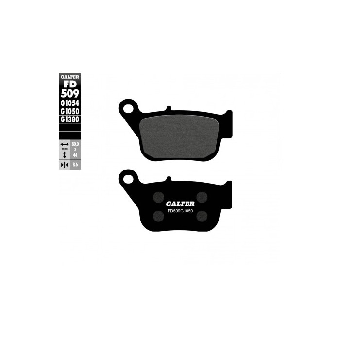 GALFER brake pads KH678 YAMAHA X-MAX 250 '14- semi-metal rear