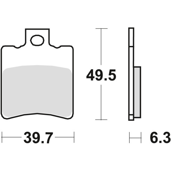 TRW LUCAS brake pads KH193 ORGANIC SUZUKI AP 95-98, UX 99-00, YAMAHA NS 50 '13-, YN 50 '97-, XN 125 00-03, front
