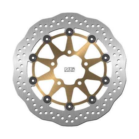 NG stabdžių diskas priekis SUZUKI GSXR 600 / 750 / 1000 '03-05, VL800 '14-15 (300X69X5mm) (5X10,5mm) WAVE plaukiojantis