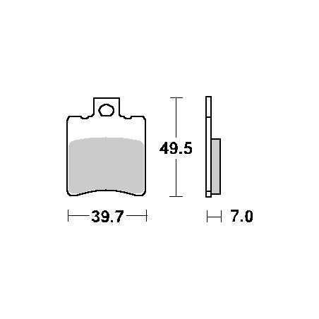 SBS brake pads KH193 MAXI CARBON CARBON TECH color black