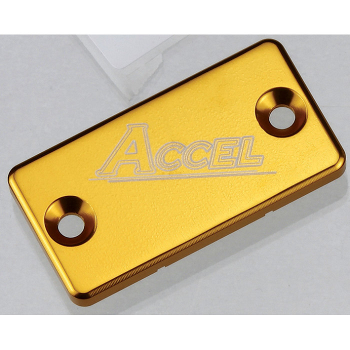 ACCEL brake master cylinder cover front YAMAHA / SUZUKI / KAWASAKI gold color