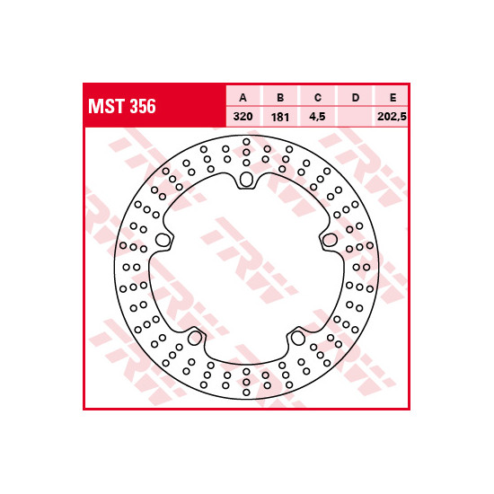 TRW LUCAS brake disc front BMW F 800 / R / S / ST 08-17, S 1000 RR 19-, R 1200 S / RT / ST / RS / R 05-16, R 1200 R-NINE