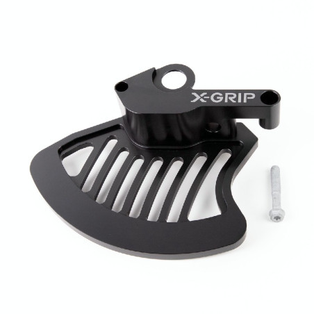 X-GRIP front brake disc guard KTM EXC,EXC-F, HUSQVARNA TE, FE,TC, FC '16-, GASGAS EC, EC-F, MC, MC-F 21-, color black