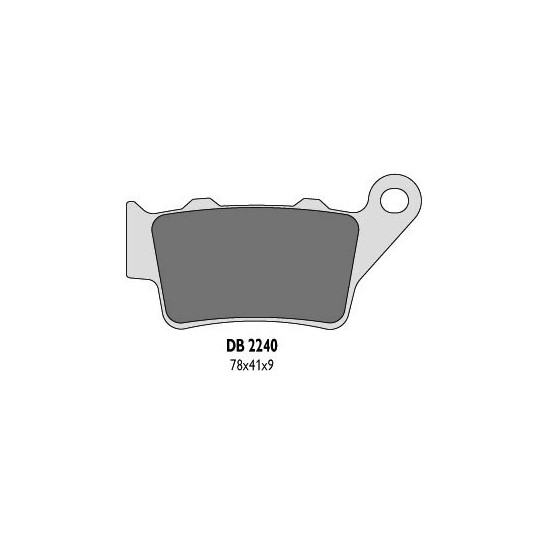 DELTA BRAKING brake pads KH208 rear BREMBO (KTM)