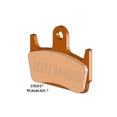 DELTA BRAKING stabdžių kaladėlės KH234