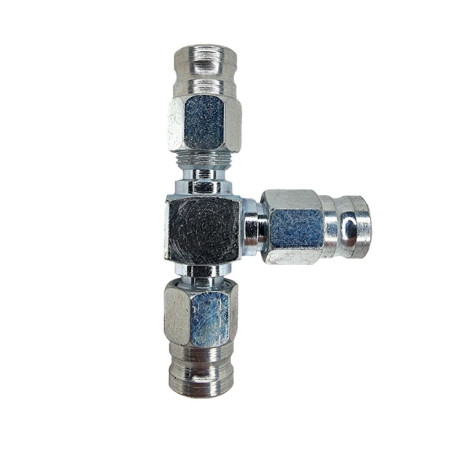 FREN TUBO brake hose bolt (brake hose tee) COMPLETE (CHROME)